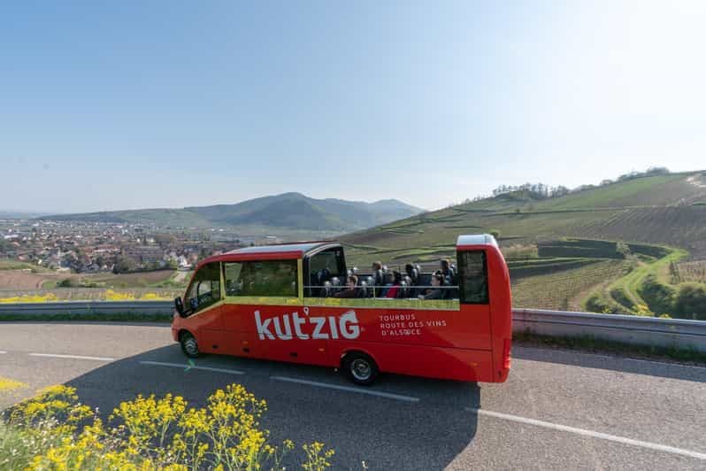 Route des Vins d'Alsace : visite en bus cabriolet à arrêts multiples
