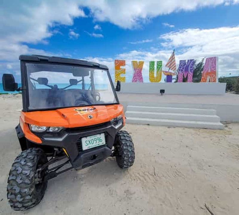 Exuma, Bahamas : Location de Buggy 6 places avec haut-parleur Bluetooth