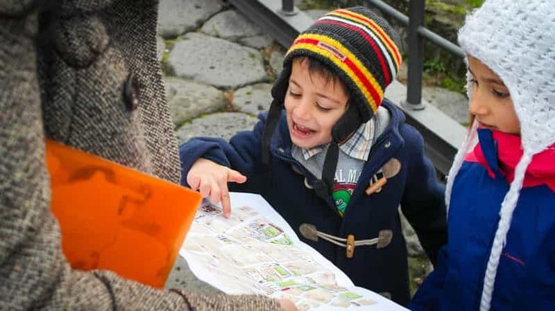 Billet Pompéi : Visite guidée à pied avec activités pour les familles