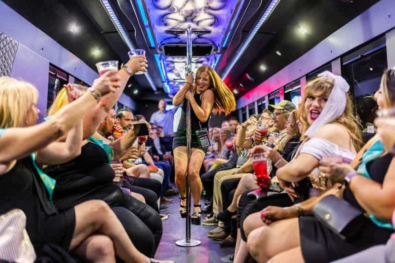 Billet Vegas : tournée des clubs de 4 heures avec expérience en bus de fête