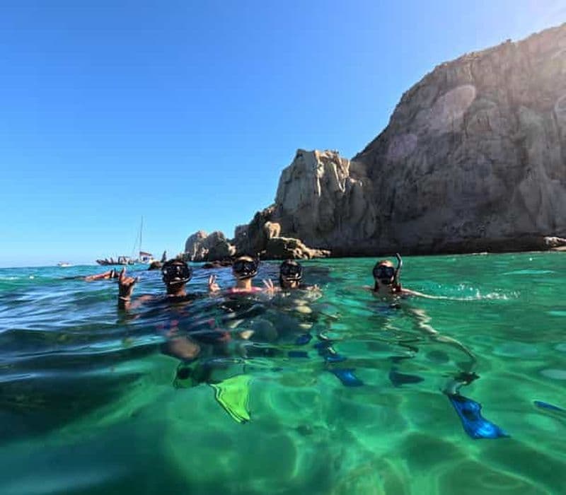 Billet Excursion à l'arche de Los Cabos et à la plage des amoureux + excursion de plongée avec tuba