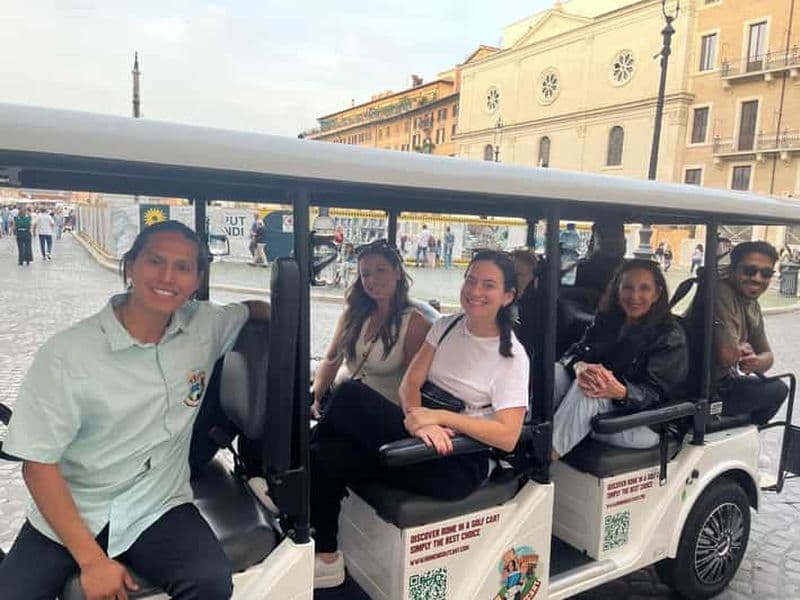 Billet Rome 3 heures de visite touristique en voiturette de golf avec gelato/suppli