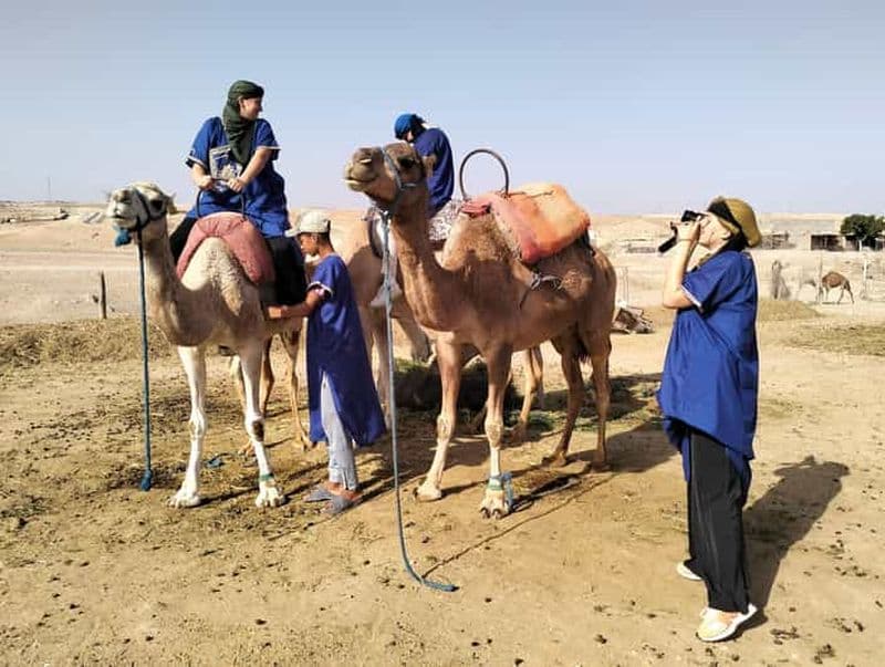Marrakech : Safari à dos de chameau dans le désert d'Agafay