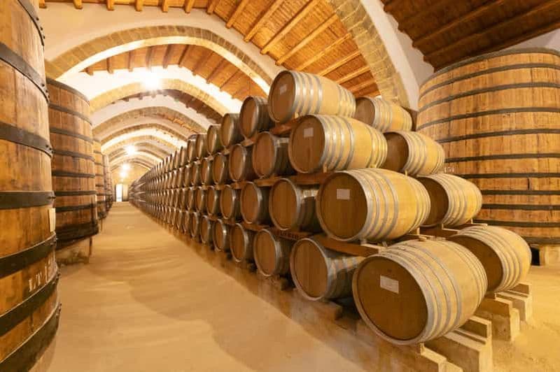 Marsala : visite culinaire du domaine viticole de Florio avec dégustation de vins associés à des mets