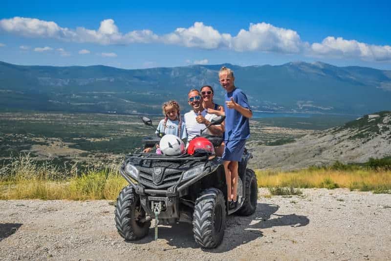 Billet Au départ de Split : excursion en quad pour toute la famille avec pique-nique à Cetina