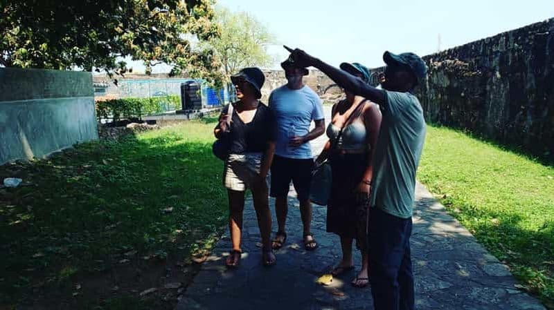 Visite à pied du fort de Galle