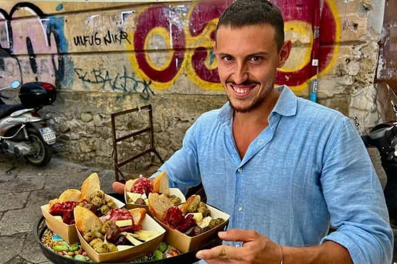 Billet Palerme : visite culinaire avec plus de 10 dégustations, arancini, cannoli et plus encore
