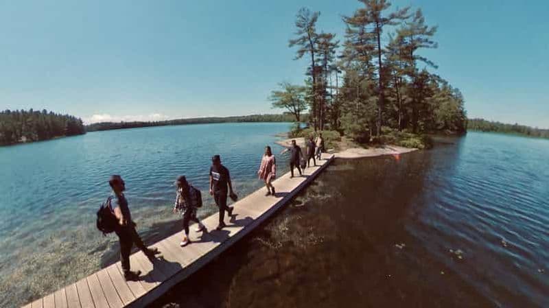 Muskoka : visite de High Falls, Hardy Lake et Huckleberry Rock