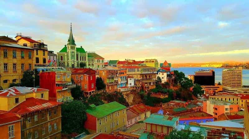 Billet Valparaiso coloré, historique et panoramique