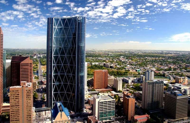 Centre-ville de Calgary : visite à pied audio sur smartphone