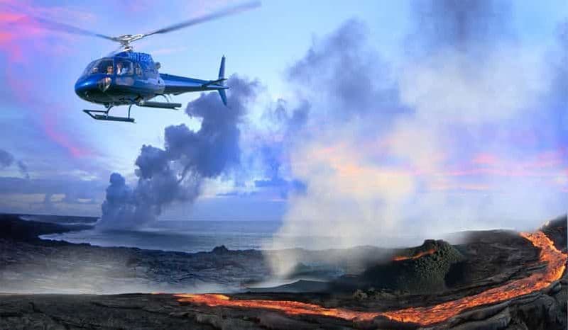 Billet Depuis Oahu : Aventure volcanique sur la Grande Île et hélicoptère