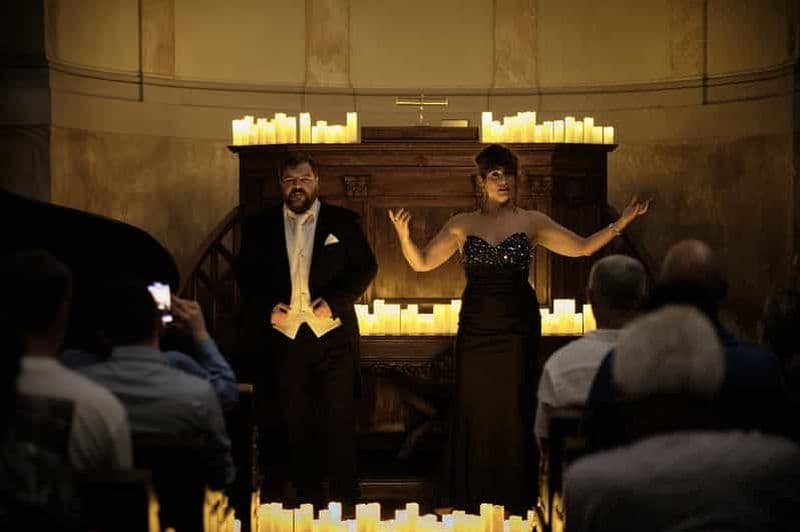 Rome : Concert de nuit d'opéra italien à la lueur des bougies