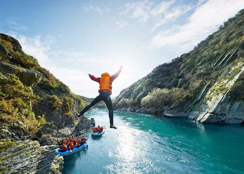 Queenstown : Rafting sur la rivière Kawarau et tour en bateau à réaction