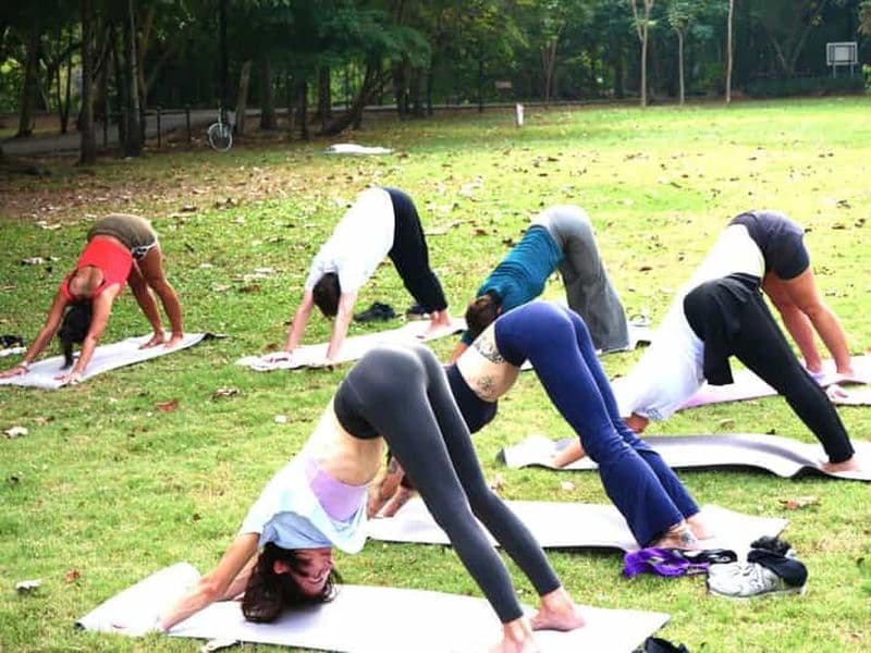 Bangkok : Expérience de yoga au parc Lumpini