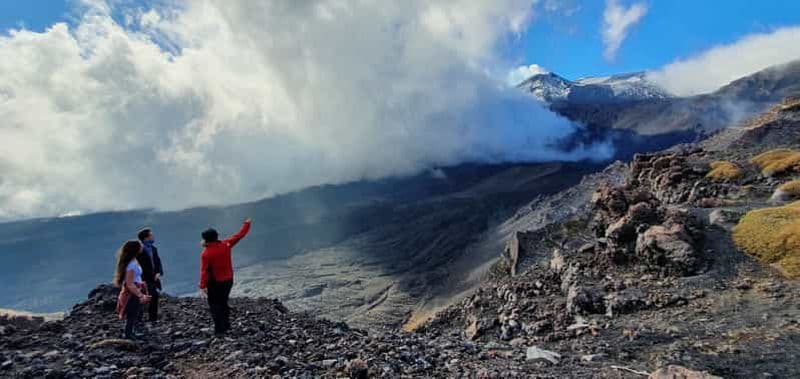 Au départ de Taormine ou de Catane : Randonnée privée d'une journée sur l'Etna