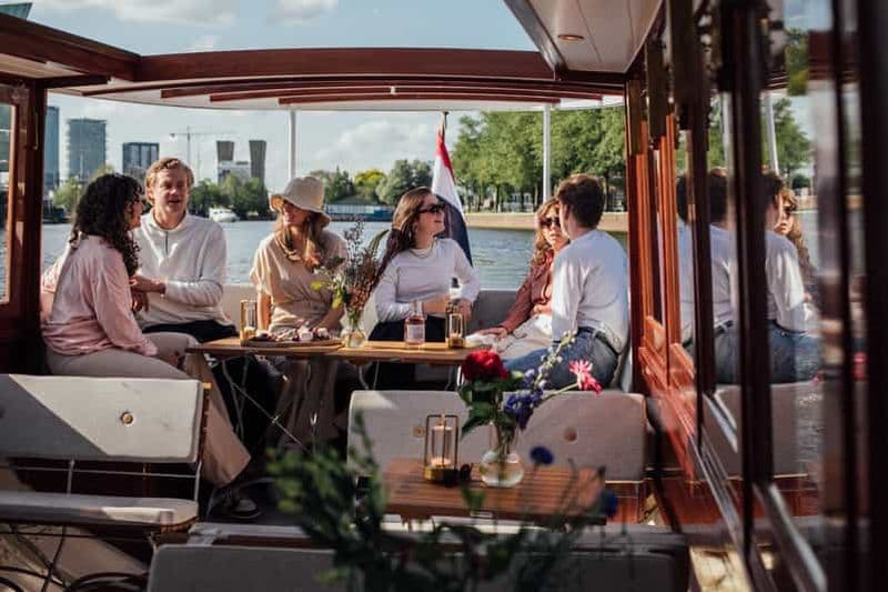Billet Amsterdam : croisière de luxe avec cocktails et gaufres