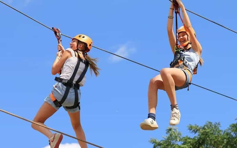 Marrakech : Aventures en tyrolienne et sur les ponts dans les montagnes de l'Atlas