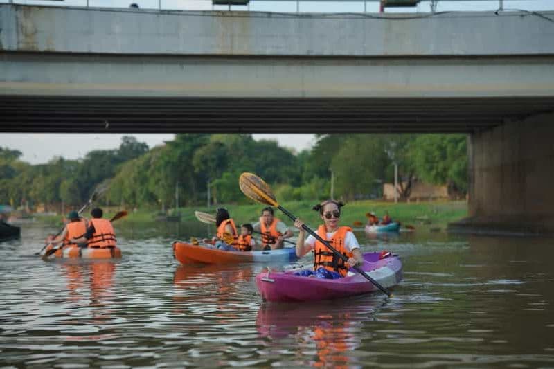 Chiang Mai:Explorez la rivière Mae Ping en kayak au coucher du soleil