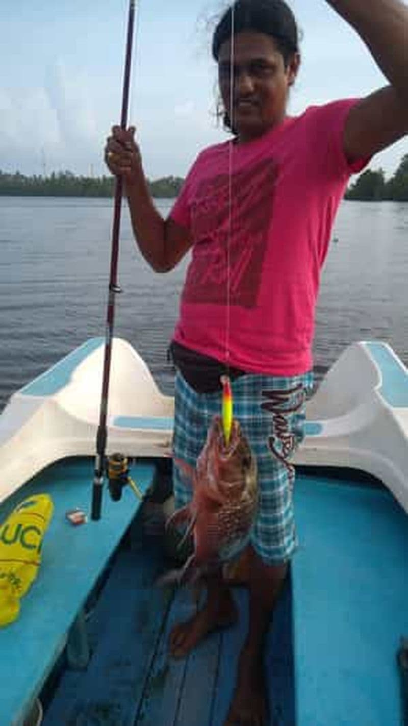 Billet Pêche en rivière bentota
