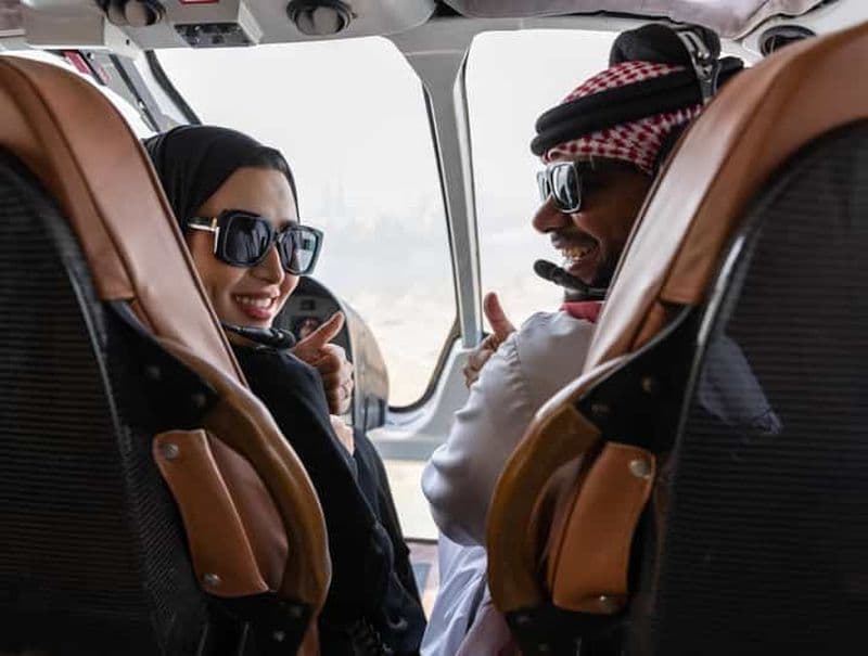 Abu Dhabi : Tour panoramique en hélicoptère