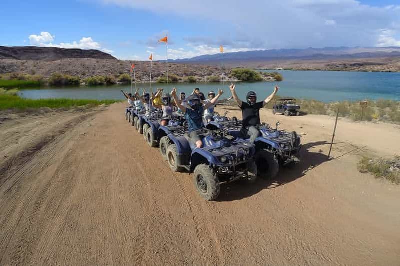 Billet Au départ de Las Vegas : Excursion en quad dans le parc national du lac Mead avec déjeuner