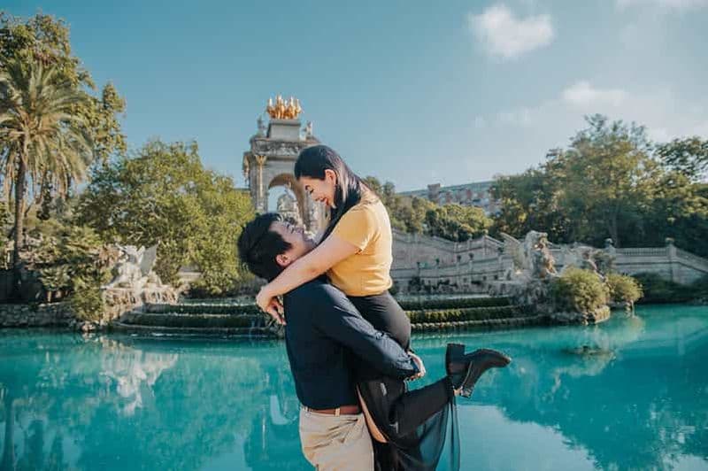 Capturez votre histoire d'amour dans le parc de la Ciutadella, à Barcelone