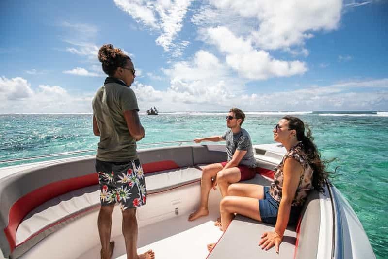 Maurice : visite d'une demi-journée en bateau à moteur privé au départ de Blue Bay