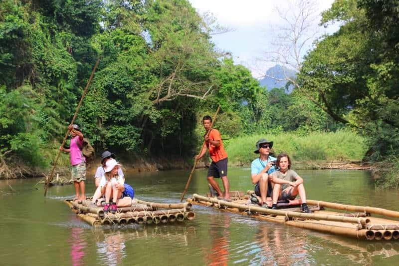 Khao Lak : Khao Sok - Rafting en bambou et bain d'éléphants