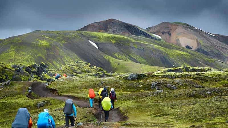 Billet Randonnée dans les hauts plateaux : Landmannalaugar et sources chaudes en petit groupe
