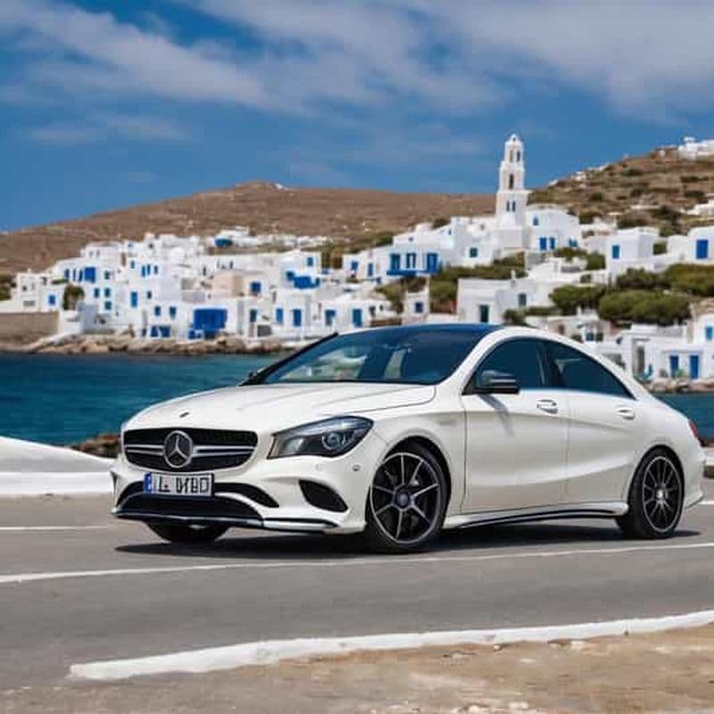 Service d'élimination des déchets Mykonos : Journée complète avec chauffeur privé et berline