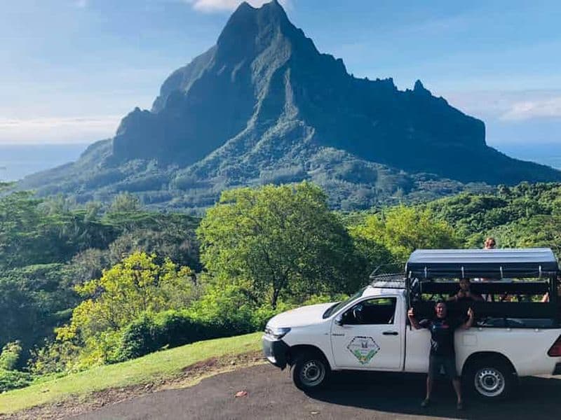 Billet Moorea : excursion safari en 4X4 entre terre et mer avec déjeuner