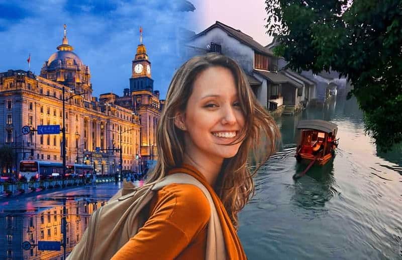 Visite en bus du jardin Yu, de la vieille rue, du Bund et de la ville lacustre de Zhujiajiao