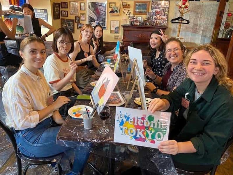 Tokyo : Peinture et vin "Paysages et saisons du Japon".