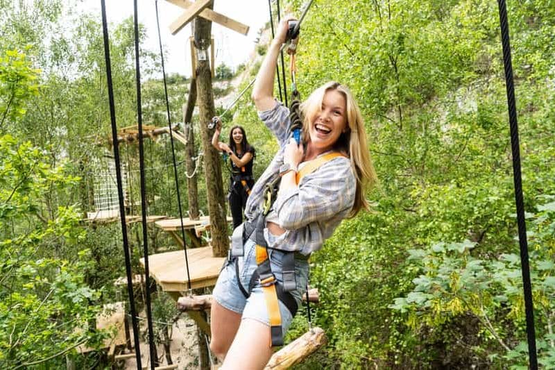 Kent : Parcours d'aventure en hauteur dans les arbres