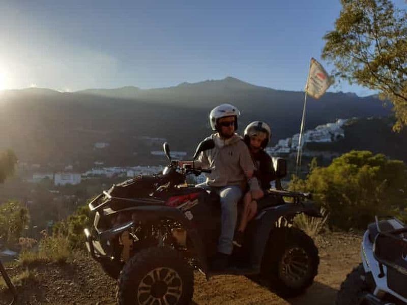 VISITE AU COUCHER DU SOLEIL - 2 heures en quad à Marbella