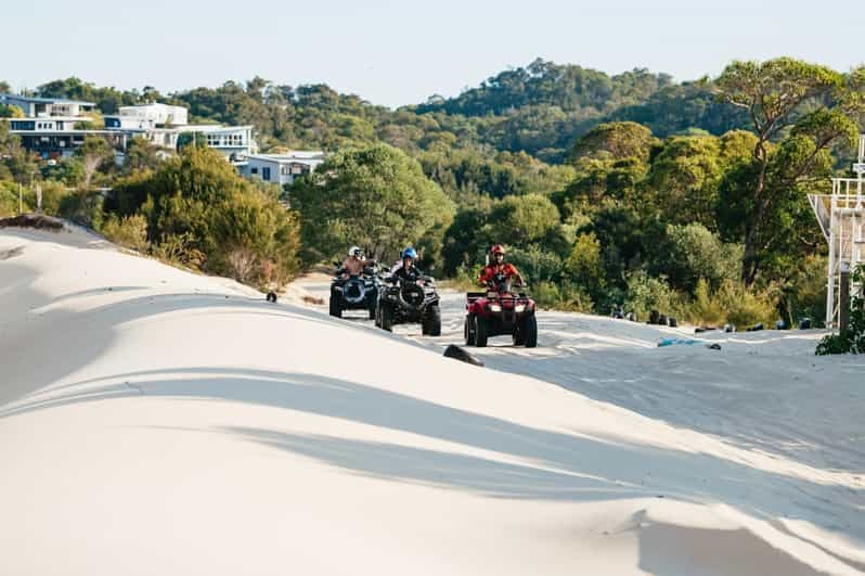 L'île de Moreton : Excursion d'une journée à Tangalooma avec tour en quad quad