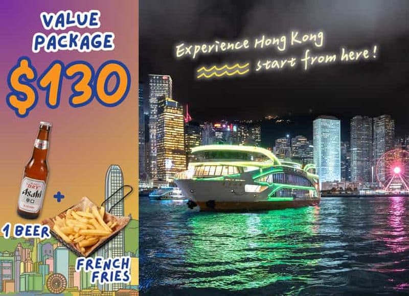 Billet Hong Kong : expérience nocturne avec bar et visite de la Perle de l'Orient