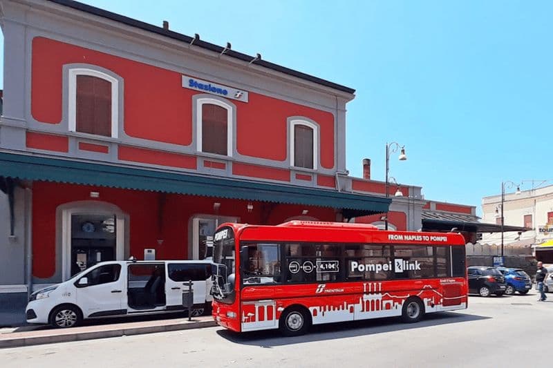 Billet Pompei LINK : Train+bus facile entre Naples et Pompei Scavi