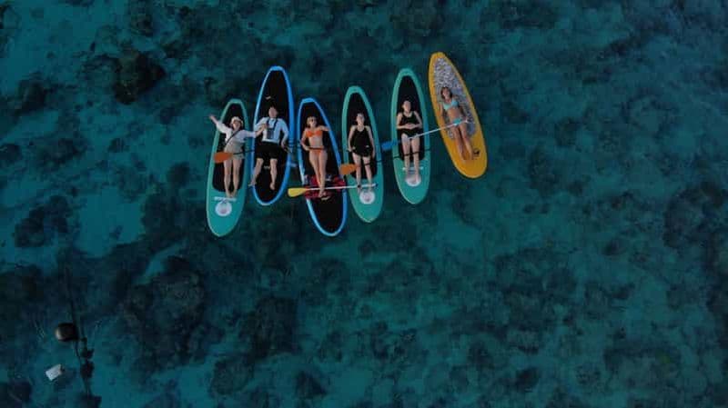 Meilleur lever de soleil en stand up paddle ou en kayak (prise de vue par drone).