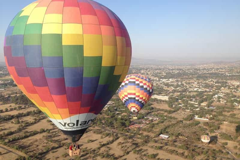 Billet CDMX : Vol en montgolfière au-dessus de Teotihuacan et petit-déjeuner