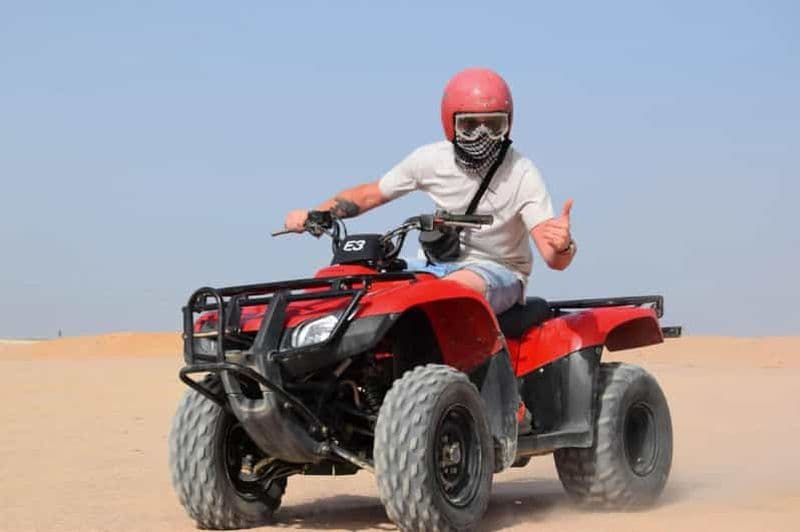 Hurghada : Quad dans le désert, barbecue et transfert