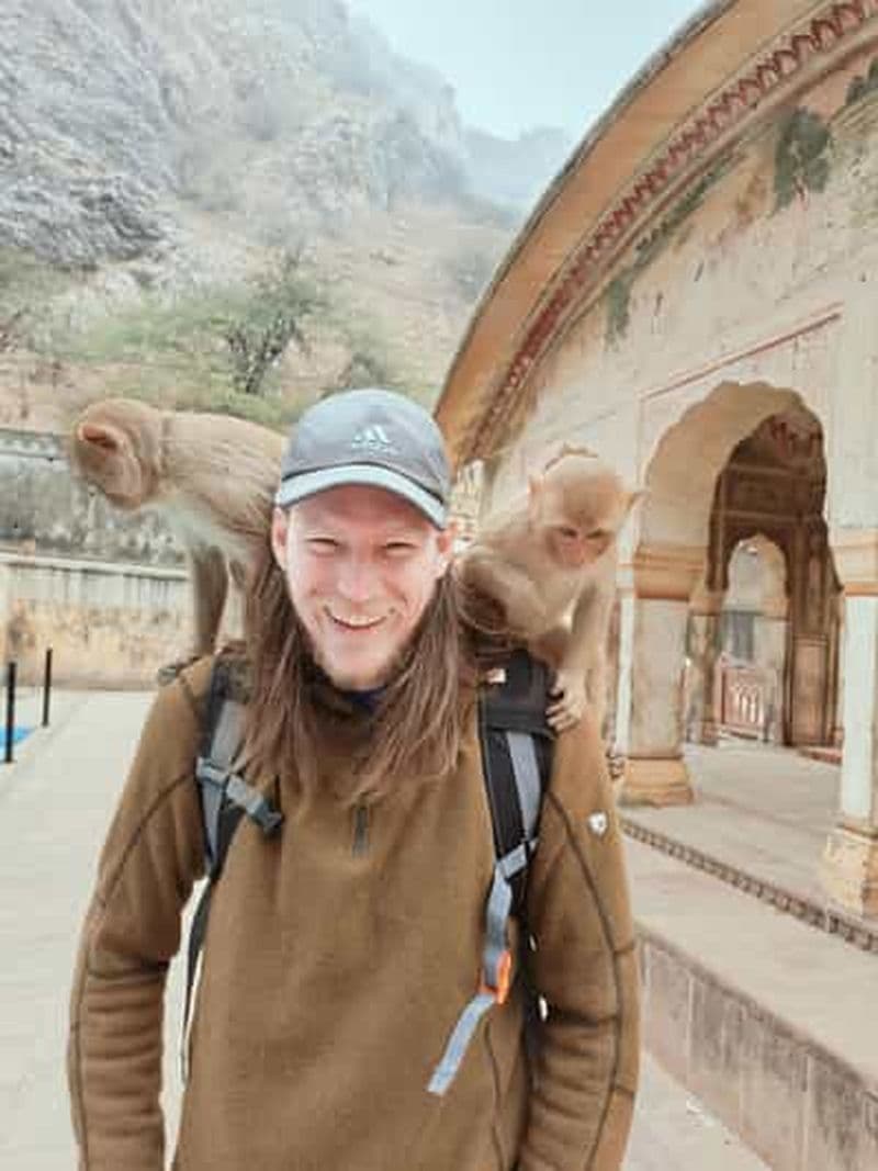 Billet Visite d'une jounée de Jaipur avec le temple des singes en voiture AC