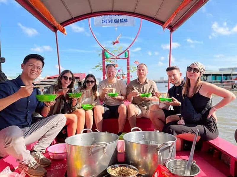 Billet Hô-Chi-Minh-Ville : excursion d'une journée dans le delta du Mékong, marché flottant et îlot