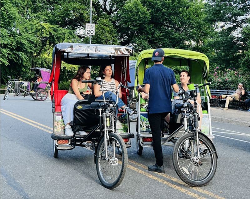 Billet NYC : Central Park Pedicab Tour avec arrêts photos