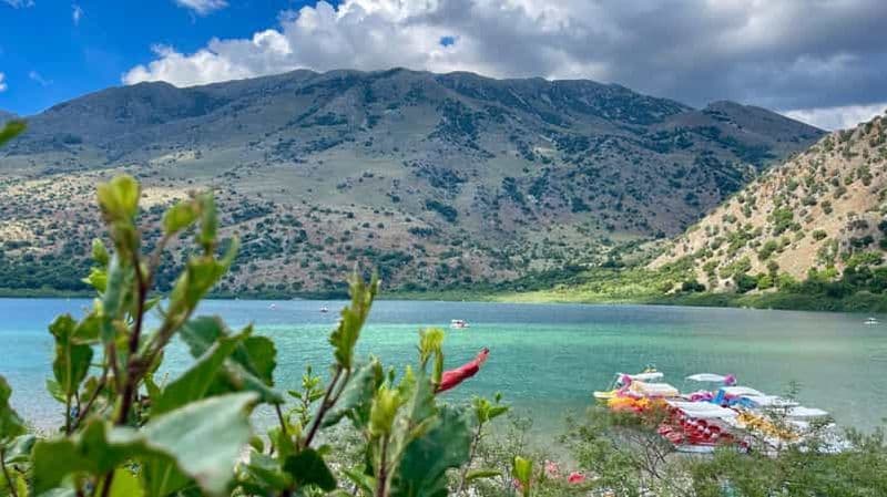 La Canée : visite privée en SUV du lac de Kournas et d'Argyroupoli