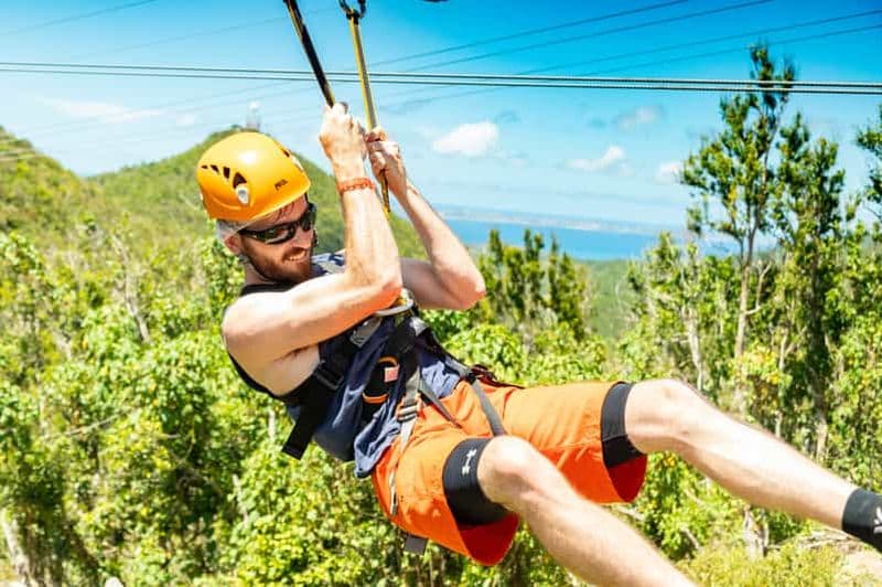 Saint-Martin : Sentry Hill & Flying Dutchman Zipline Adventure (aventure en tyrolienne)