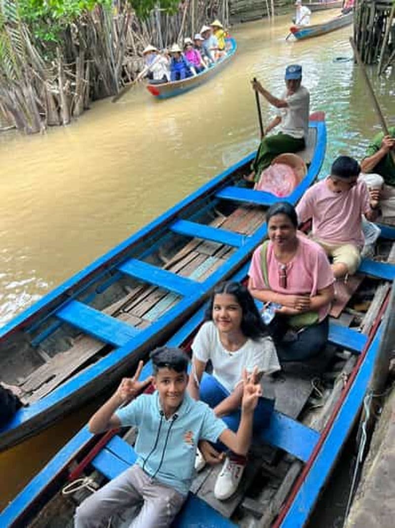 Excursion journalière : Excursion dans le delta du Mékong avec promenade en bateau à moteur