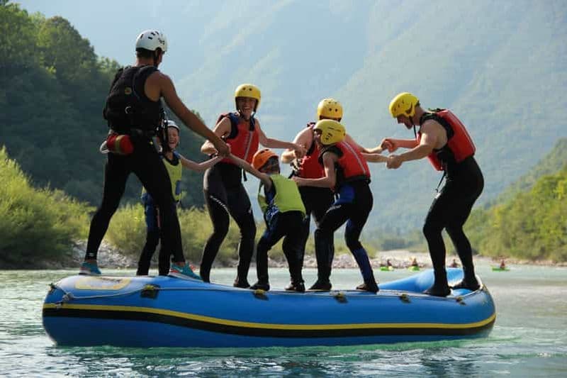 Billet Rivière Soča : aventure en rafting en famille, avec photos