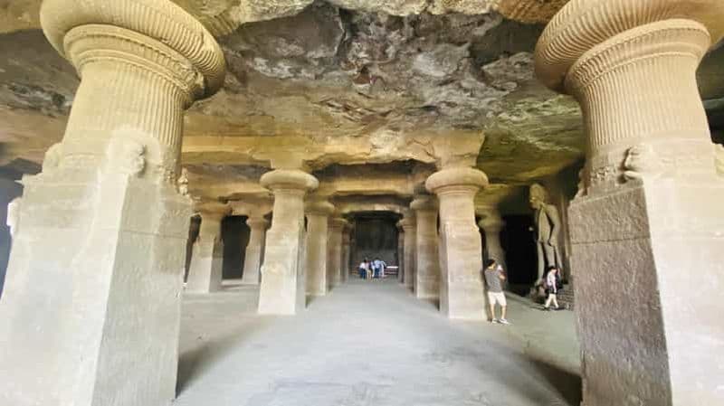 Billet Mumbai : visite guidée d'une demi-journée des grottes d'Elephanta avec trajet en ferry