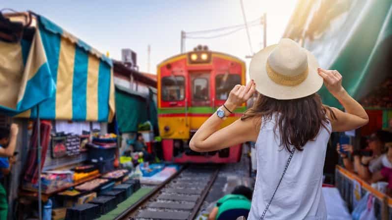 Billet Visite privée : marché flottant de Damnoen Saduak et Maeklong, Bangkok